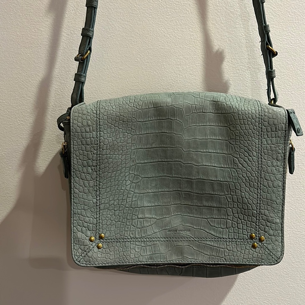 Jerome Dreyfuss Igor Bag in a Sage Green color